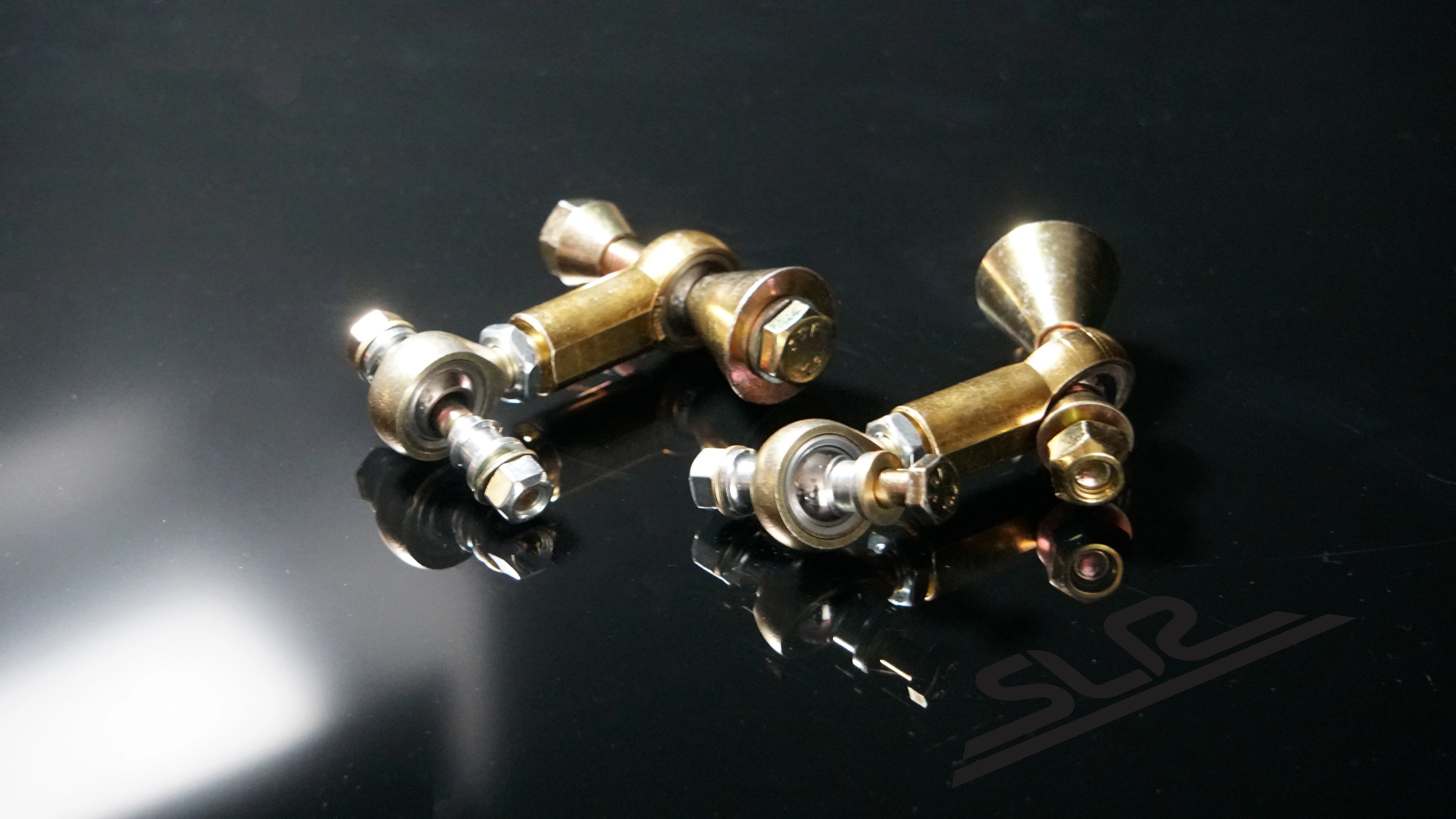 E46 M3 BMW Solid Adjustable Sway Bar End Links (Control Arm Mount) - Image 2