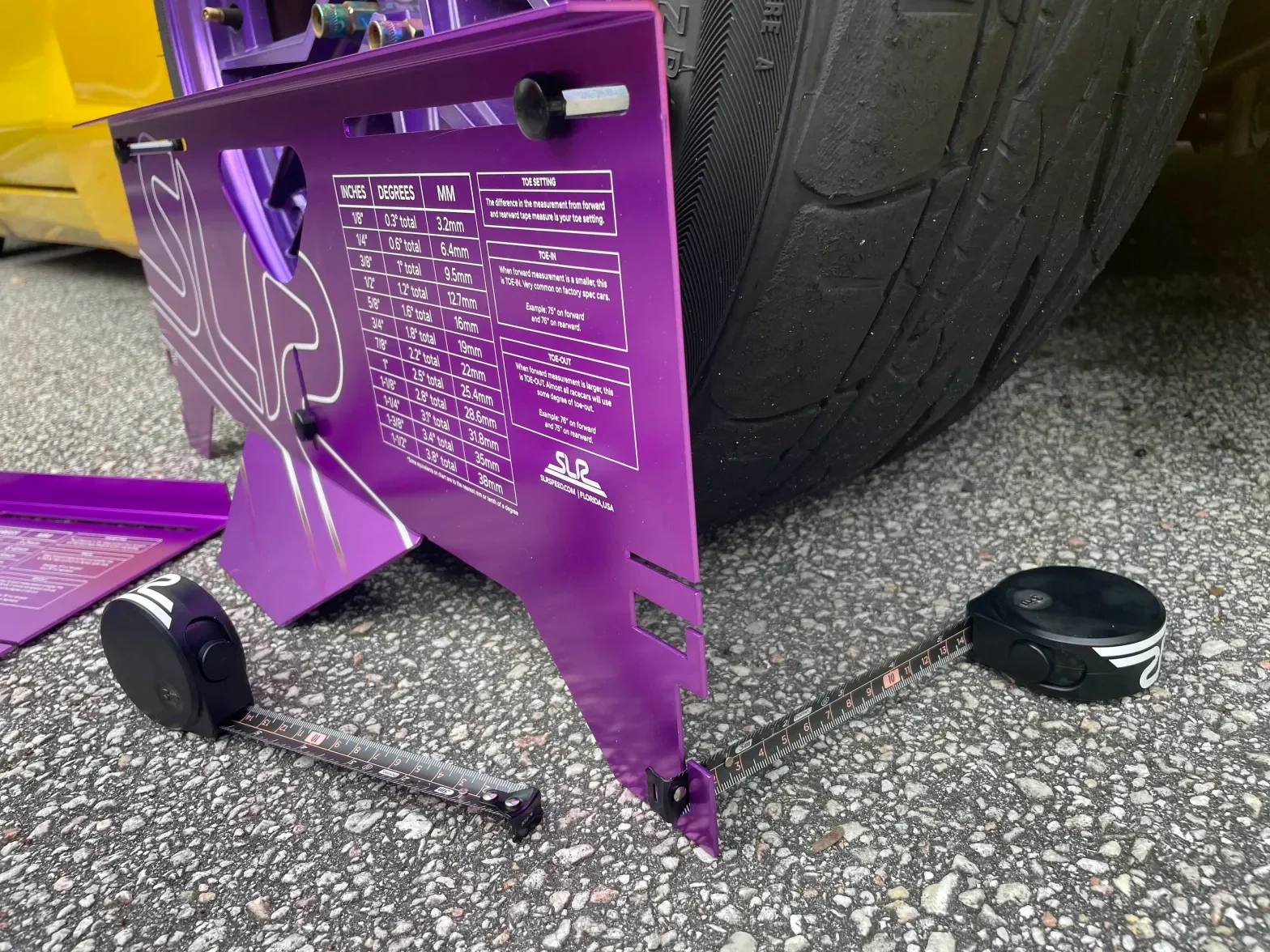 SLR Toe Plates for Racing & Drifting - Wheel Alignment Setting - Image 3